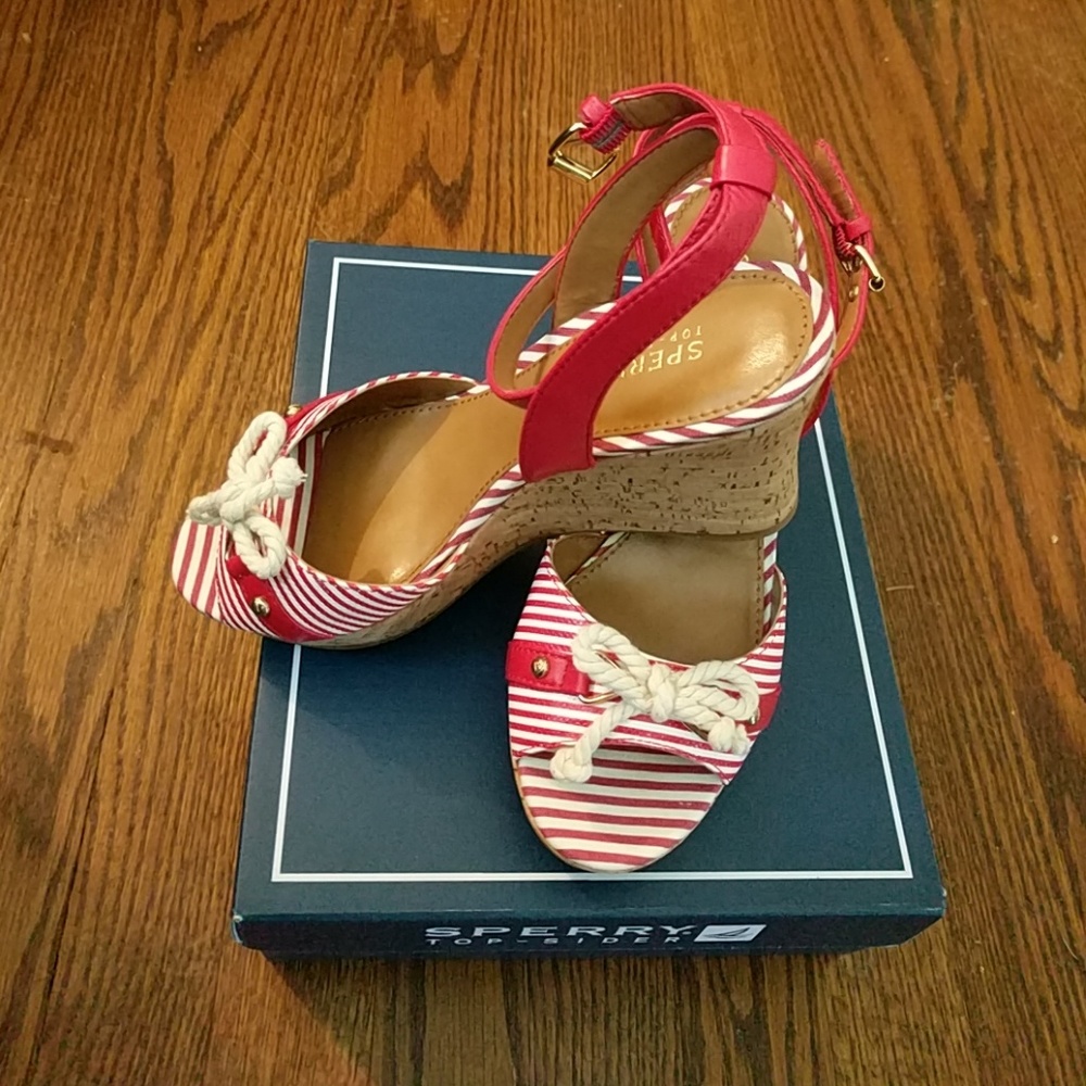 Sperry Top-Sider Cork wedge platform sandals